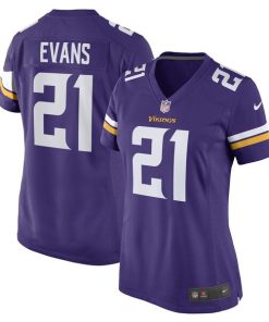 Akayleb Evans Minnesota Vikings Nike Women's Game Player Jersey - Purple