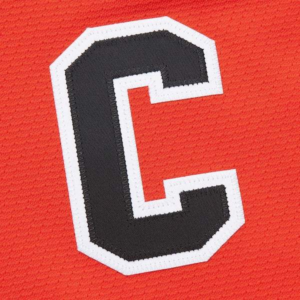 Eric Lindros Philadelphia Flyers 1996-97 Power Play Jersey - Orange/White - Image 5