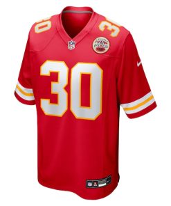 Alternative view of Brashard Smith Kansas City Chiefs Nike Team Game Jersey -  Red