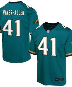 Josh Hines-Allen Jacksonville Jaguars Nike Youth Alternate 2 Prowler Throwback Game Jersey - Teal