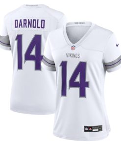 Alternative view of Sam Darnold Minnesota Vikings Nike Women's Alternate Game Player Jersey - White