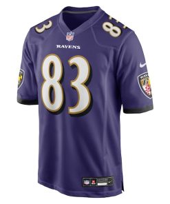 Alternative view of LaJohntay Wester Baltimore Ravens Nike Team Game Jersey -  Purple