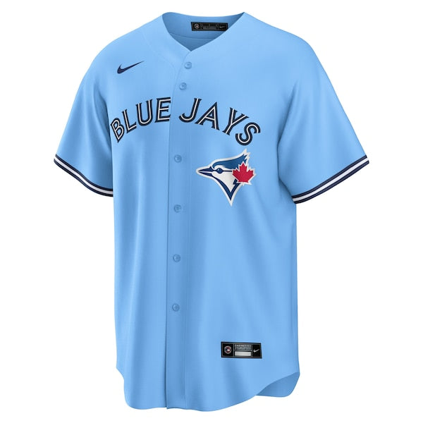 Toronto Blue Jays Nike Alternate Replica Team Jersey - Powder Blue - Image 2