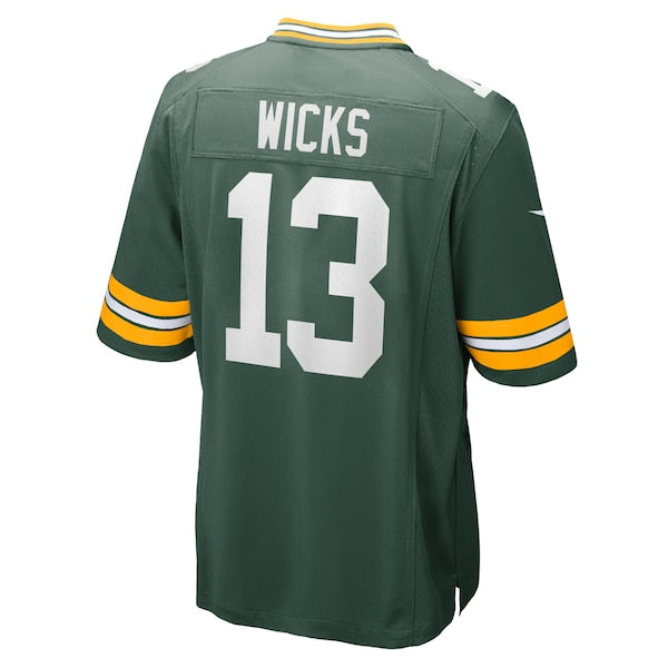 Dontayvion Wicks Green Bay Packers Nike Game Jersey - Green - Image 3