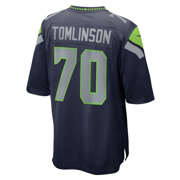 Laken Tomlinson Seattle Seahawks Nike Game Jersey - College Navy - Image 3