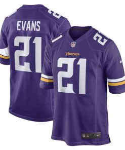 Akayleb Evans Minnesota Vikings Nike Game Player Jersey - Purple