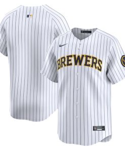 Milwaukee Brewers Nike  Alternate Limited Jersey?¨C White
