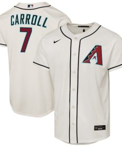 Corbin Carroll Arizona Diamondbacks Nike Youth Home Replica Player Jersey - Cream