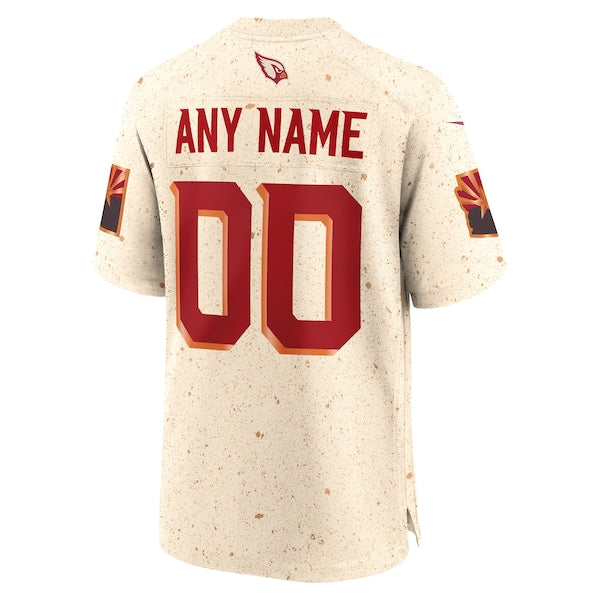 Arizona Cardinals Nike 2025 Rivalries Collection Custom Game Jersey - Natural - Image 3