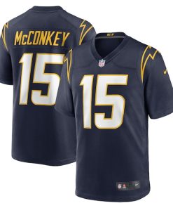 Ladd McConkey Los Angeles Chargers Nike Alternate Game Jersey -  Navy/Royal/White