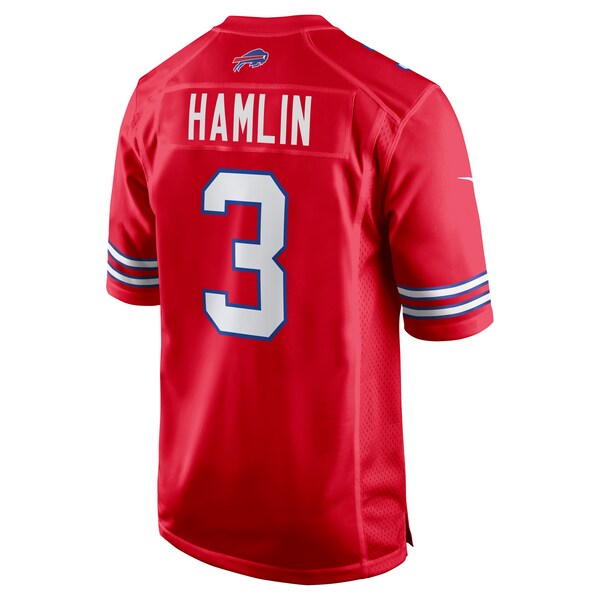 Damar Hamlin Buffalo Bills Nike Alternate Game Jersey - Red - Image 3