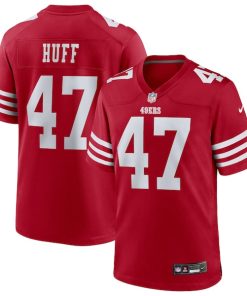 Bryce Huff San Francisco 49ers Nike Team Game Jersey -  Scarlet