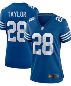 Jonathan Taylor Indianapolis Colts Nike Women's Alternate Game Jersey - Royal