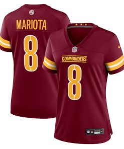 Marcus Mariota Washington Commanders Nike Women's Team Game Jersey -  Burgundy
