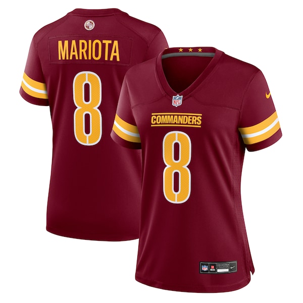 Marcus Mariota Washington Commanders Nike Women's Team Game Jersey - Burgundy
