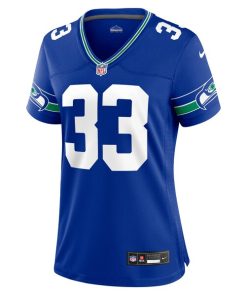 Alternative view of Jamal Adams Seattle Seahawks Nike Women's Throwback Player Game Jersey - Royal