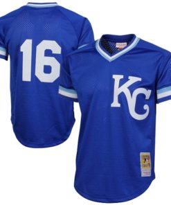 Bo Jackson Kansas City Royals 1989 Authentic Cooperstown Collection Batting Mesh Practice Jersey - Royal