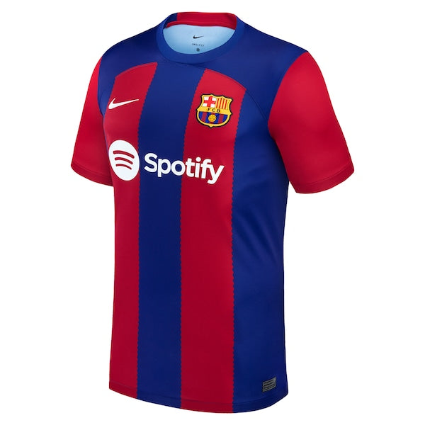 Ilkay G¨¹ndogan Barcelona Nike 2023/24 Home Stadium Replica Player Jersey - Royal/Aqua/White - Image 2
