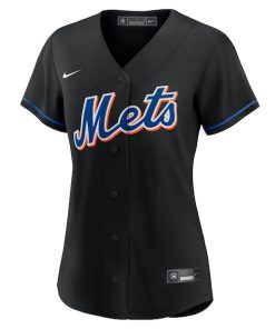 Alternative view of Pete Alonso New York Mets Nike Women's 2022 Alternate Replica Player Jersey - Black