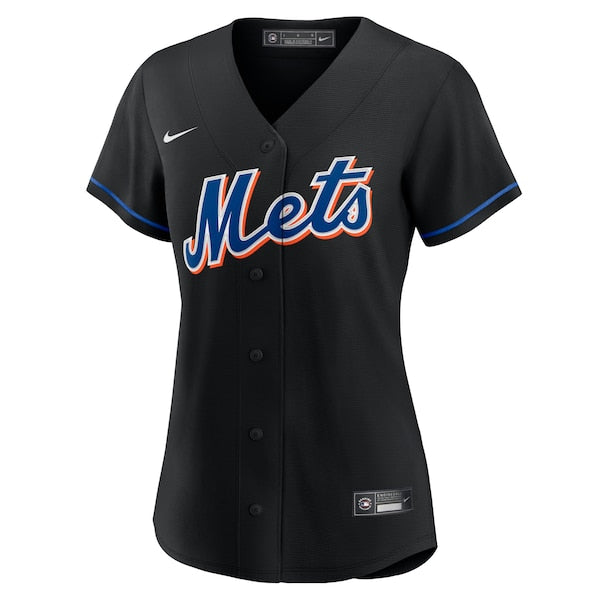 Pete Alonso New York Mets Nike Women's 2022 Alternate Replica Player Jersey - Black - Image 2