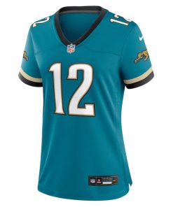 Alternative view of Travis Hunter Jacksonville Jaguars Nike Women's Alternate 2 Prowler Throwback Game Jersey -  Teal