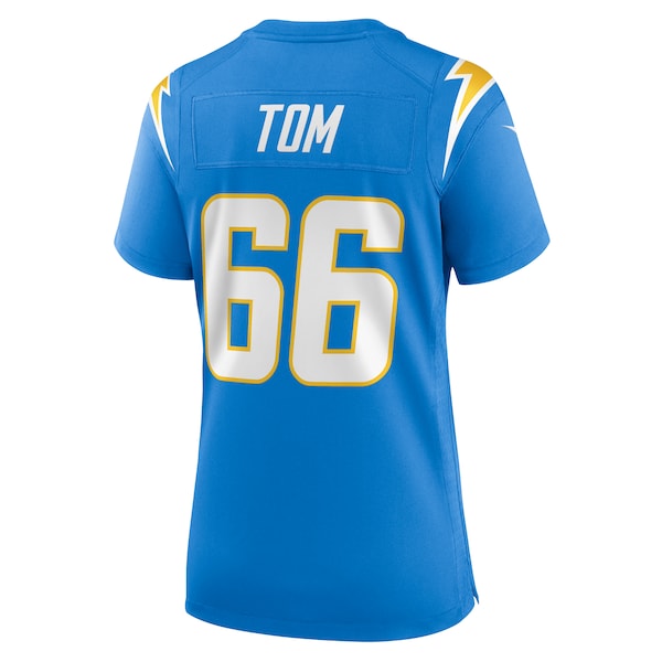 Cameron Tom Los Angeles Chargers Nike Women's Game Jersey - Powder Blue - Image 3