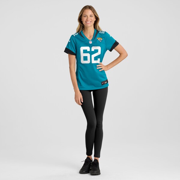 Javon Foster Jacksonville Jaguars Nike Women's Game Jersey - Teal - Image 4