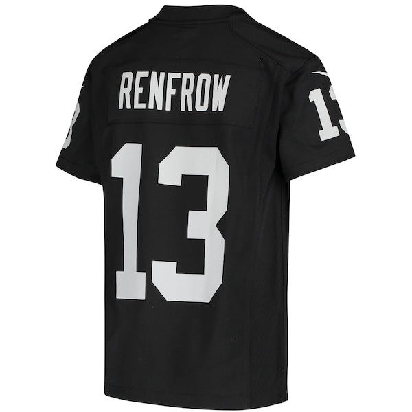 Hunter Renfrow Las Vegas Raiders Nike Youth Game Jersey - Black - Image 3