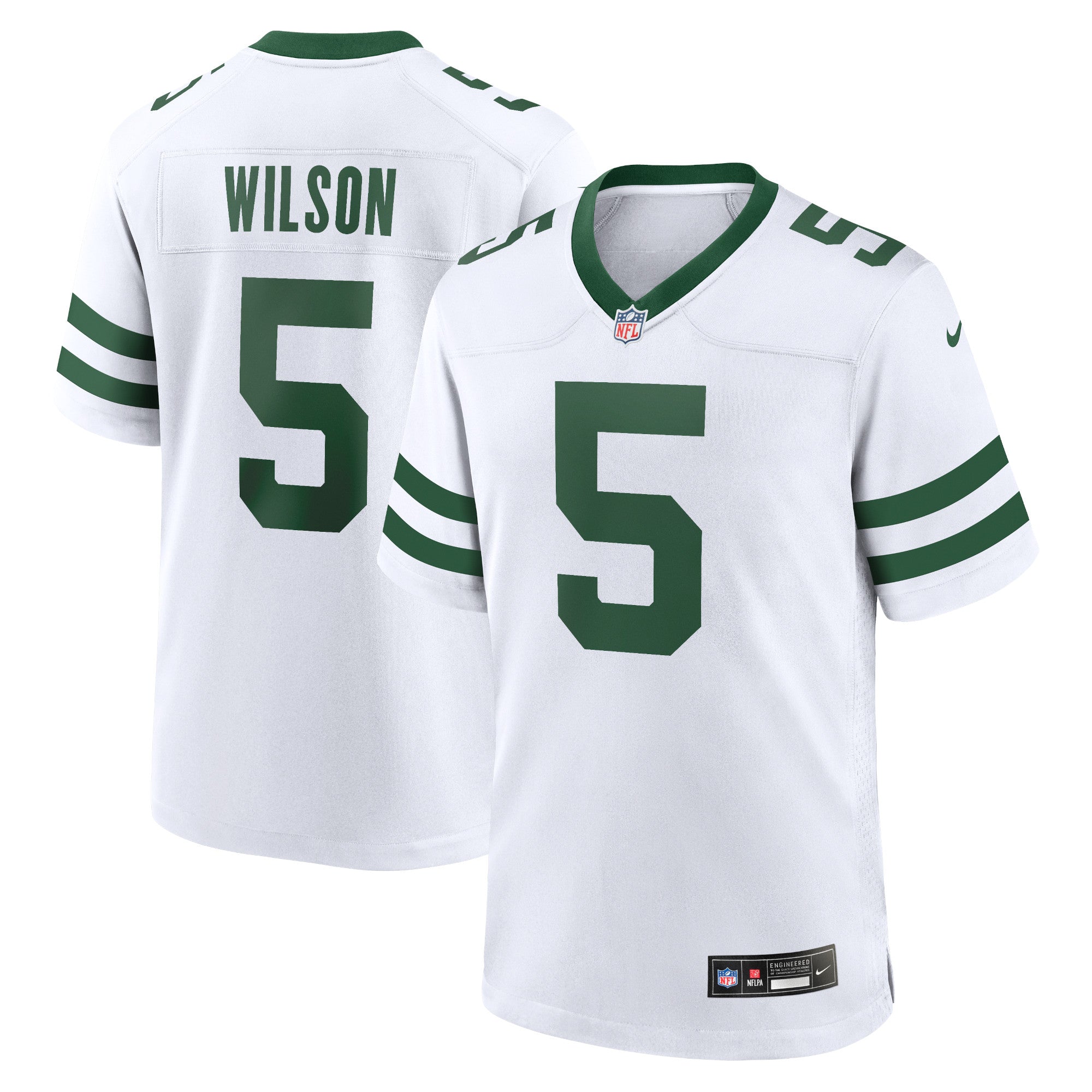 Garrett Wilson New York Jets Nike Game Jersey - Legacy Green - Image 6