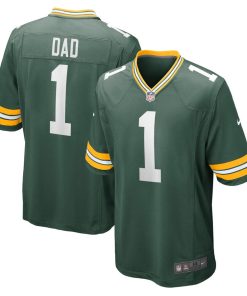 Number 1 Dad Green Bay Packers Nike Game Jersey - Green