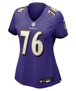 Alternative view of Kenyon Green Baltimore Ravens Nike Women's Team Game Jersey -  Purple