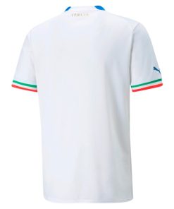 Alternative view of Italy National Team Puma Youth 2022/23 Away Replica Jersey - White