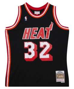 Alternative view of Harold Miner Miami Heat  1992/93 Hardwood Classics Swingman Throwback Jersey - Black