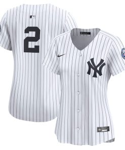 Derek Jeter New York Yankees Nike Women's Home Limited Player Jersey?¨C White