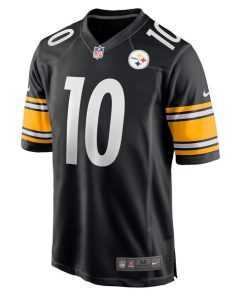 Alternative view of Roman Wilson Pittsburgh Steelers Nike  Game Jersey -  Black