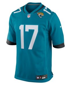 Alternative view of Tim Patrick Jacksonville Jaguars Nike Team Game Jersey -  Teal