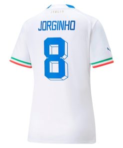 Alternative view of Jorginho Italy National Team Puma Women's 2022/23 Away Replica Player Jersey - White