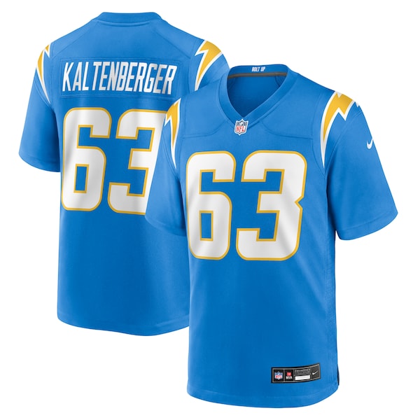 Josh Kaltenberger Los Angeles Chargers Nike Team Game Jersey - Powder Blue