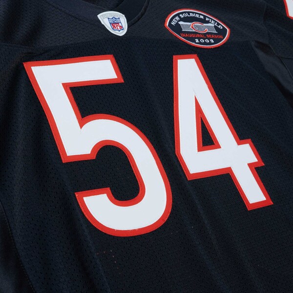 Brian Urlacher Chicago Bears 2003 Authentic Throwback Retired Player Jersey - Navy - Image 7