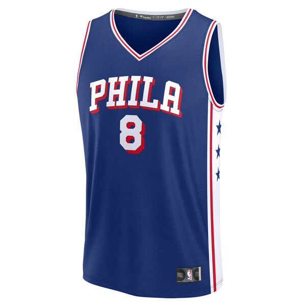 Paul George Philadelphia 76ers Youth Fast Break Replica Player Jersey - Icon Edition - Royal - Image 2