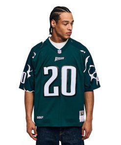 Brian Dawkins Philadelphia Eagles  x Golf Wang Unisex 1996 Legacy Fashion Jersey - Midnight Green