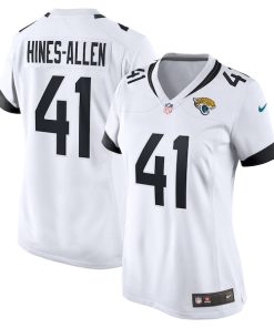 Josh Hines-Allen Jacksonville Jaguars Nike Women's Player Game Jersey - White