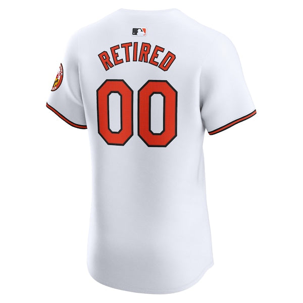 Baltimore Orioles Nike Home Elite Pick-A-Player Retired Roster Jersey - White - Image 3