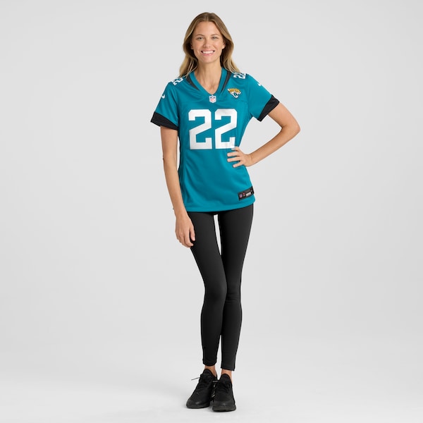 Jarrian Jones Jacksonville Jaguars Nike Women's Game Jersey - Teal - Image 5