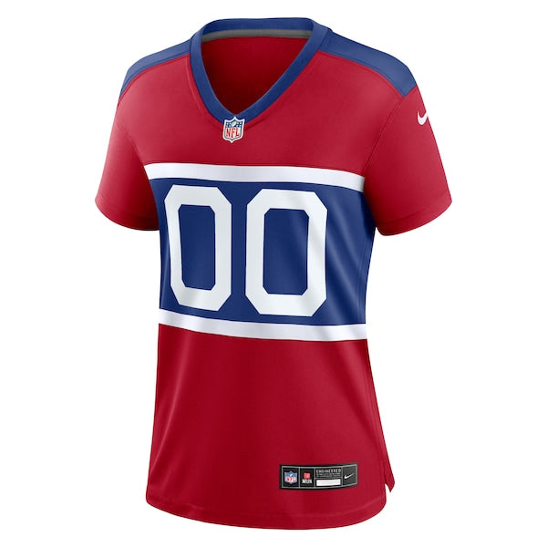 New York Giants Nike Women's Alternate Game Custom Jersey - Century Red - Image 2
