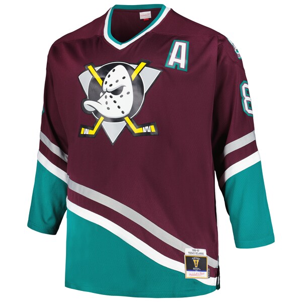 Teemu Selanne Anaheim Ducks Big & Tall Blue Line Player Jersey - Purple - Image 2