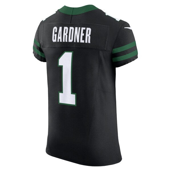 Ahmad Sauce Gardner New York Jets Nike Alternate Vapor F.U.S.E. Elite Jersey - Legacy Black - Image 3