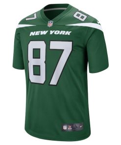 Alternative view of C.J. Uzomah New York Jets Nike Player Game Jersey - Gotham Green