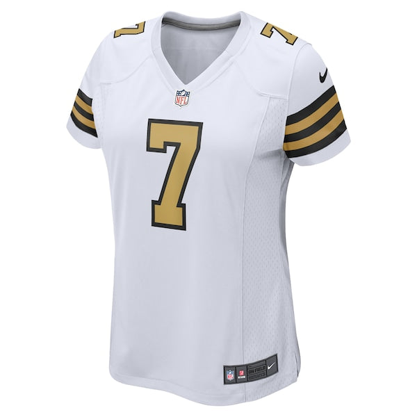 Taysom Hill New Orleans Saints Nike Women's Alternate Game Jersey - White - Image 2