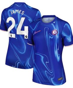 Reece James Chelsea Nike Women's 2024/25 Home Replica Player Jersey - Blue